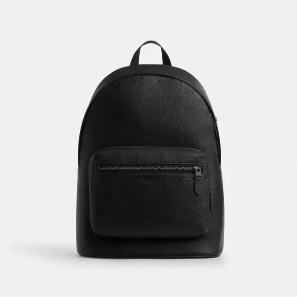 NWT Coach MEN'S West Backpack Leather Black CX141